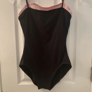 Black and pink leotard / bodysuit